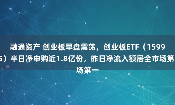 融通资产 创业板早盘震荡，创业板ETF（159915）半日净申购近1.8亿份，昨日净流入额居全市场第一